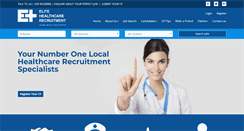 Desktop Screenshot of elitehealthcarerecruitment.com